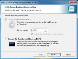 installing and configuring mysql 16