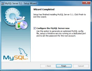 installing and configuring mysql 7