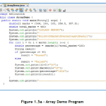 Java fundamentals  array 1