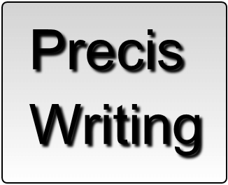 solved examples of precis writing